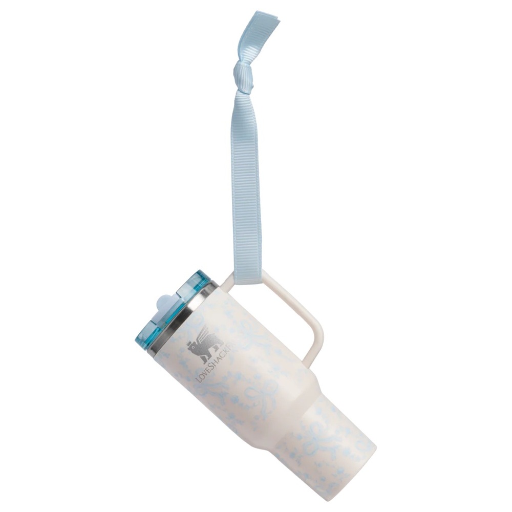 Elegant Blue and White Holiday Dispenser